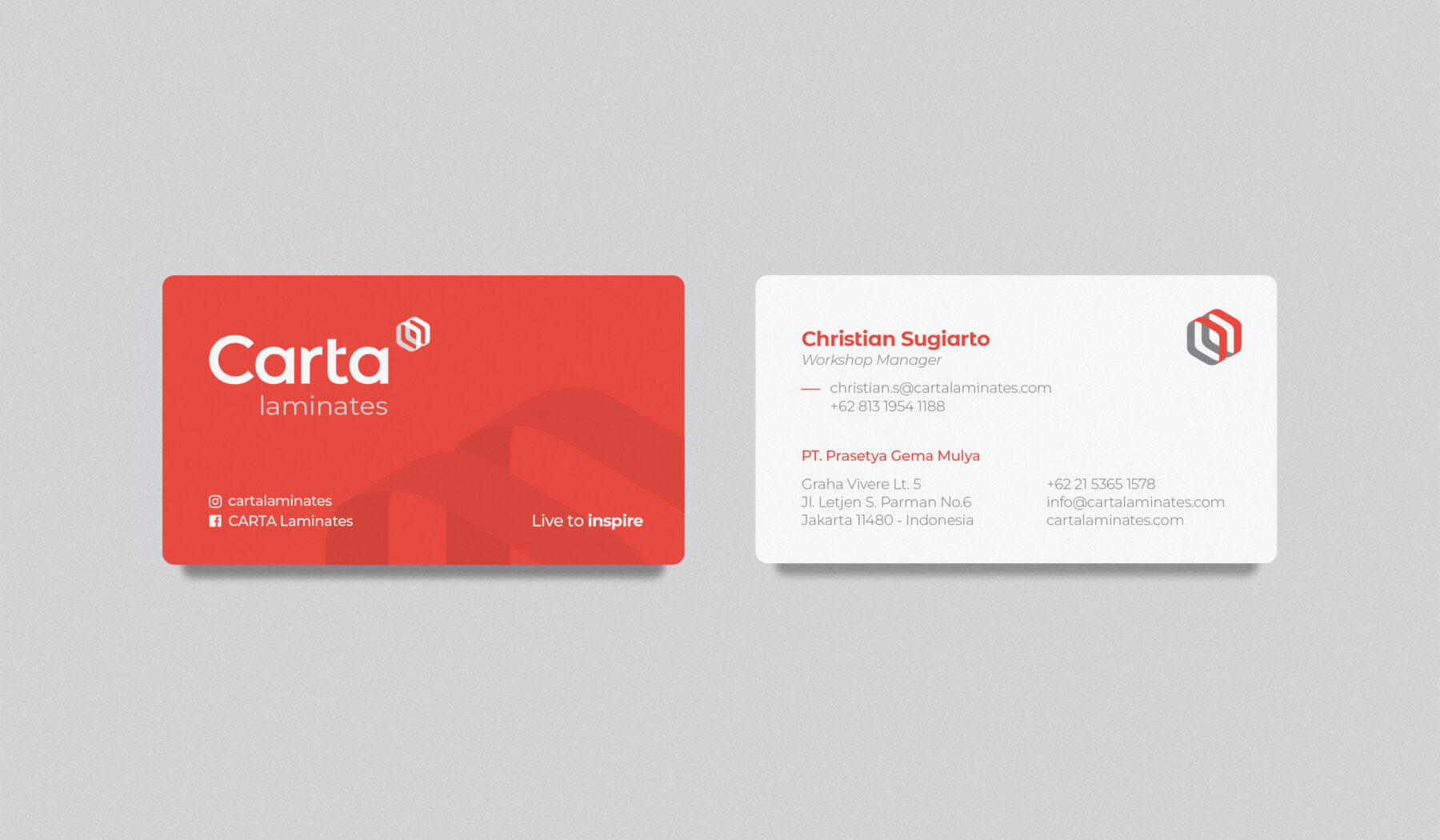 20180116 E carta business card